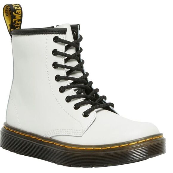 New Dr Marten’s Zavala White Leather Boot Size 6 EU 37 - Picture 1 of 13